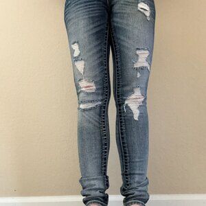 Rock Revival Distressed Jessica Skinny Jeans